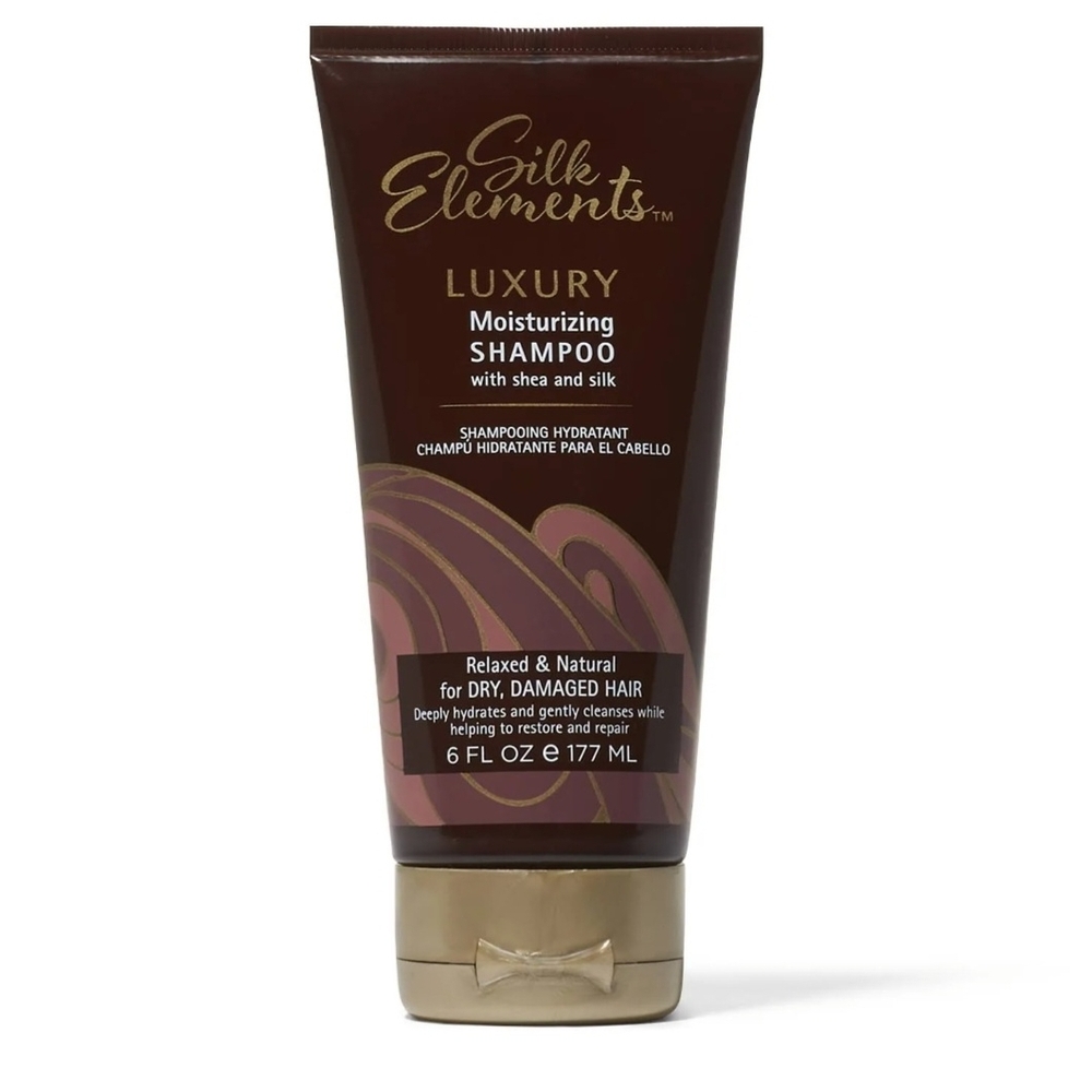 NEW Silk Elements Luxury Moisturizing Shampoo for Dry Damaged Hair 6 oz, 2 for 1